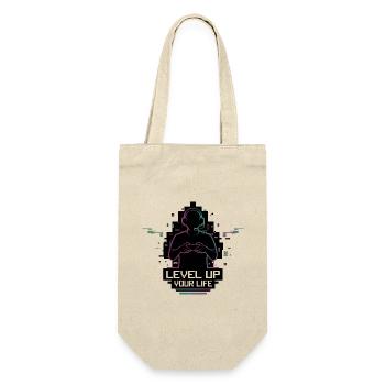 Améliorez votre vie Silhouette de joueur - Sac à bouteille - nature - Devant