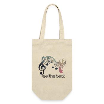 Feel the Beat – Abstract clef - Gift Bag for Bottles - nature - Front