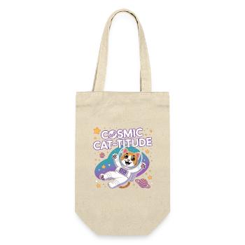 Chat Cosmique – Pouvoir Intergalactique du Chat - Sac à bouteille - nature - Devant