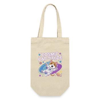 Chat Cosmique – Pouvoir Intergalactique du Chat - Sac à bouteille - nature - Devant