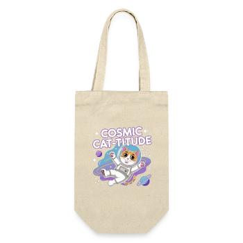 Chat Cosmique – Pouvoir Intergalactique du Chat - Sac à bouteille - nature - Devant