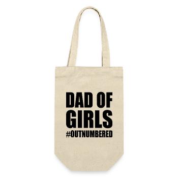 Dad of girls outnumbered - Sac à bouteille - nature - Devant