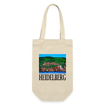 Heidelberg Old Bridge and Castle - Gift Bag for Bottles - nature - Front