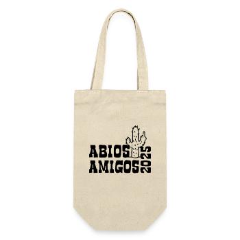 Abios Amigos 2025 - Abitur - Spruch - Geschenkbeutel für Flaschen - Natur - Vorne