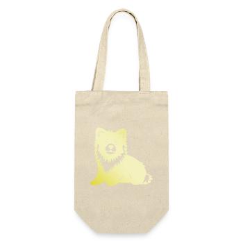 Pomeranian Dog Silhouette Pomeranian - Gift Bag for Bottles - nature - Front