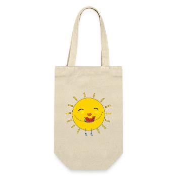 Soleil et pastèque - Sac à bouteille - nature - Devant
