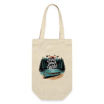 Find Your Wild – Canoe Adventure - Gift Bag for Bottles - nature - Front