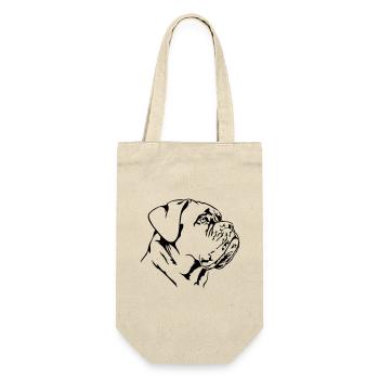 DOGUE DE BORDEAUX - Bordeaux Great Dane Wilsigns - Gift Bag for Bottles - nature - Front