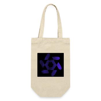 DESIGN. ART. AFRIQUE. GEEK. VINTAGE. GRAPHIQUE - Sac à bouteille - nature - Devant