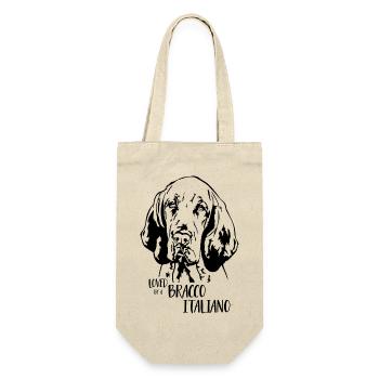 Aimé par un chien Bracco Italiano Chien Wilsigns - Sac à bouteille - nature - Devant