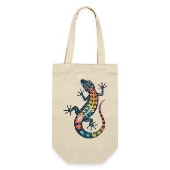 GECKO - Geschenkbeutel für Flaschen - Natur - Vorne
