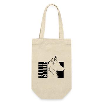 Border Collie Profile Dogs Dog Wilsigns - Gift Bag for Bottles - nature - Front
