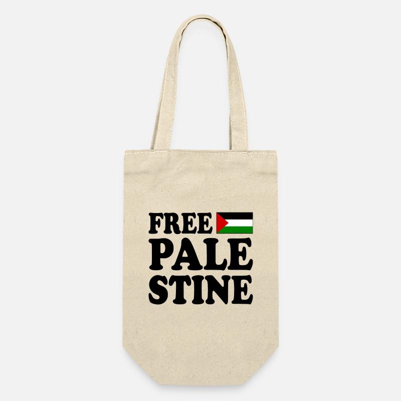 Free palestine - Sac à bouteille - nature