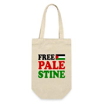 Free palestine - Sac à bouteille - nature - Devant