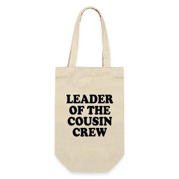 leader of the cousin crew - Gift Bag for Bottles - nature - Front
