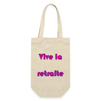 RETRAITE. RETRAITE. RETRAITEE. RETRAITE - Sac à bouteille - nature - Devant