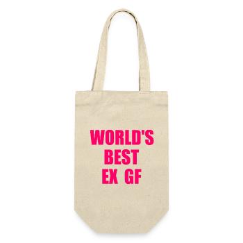 worlds best ex gf - Gift Bag for Bottles - nature - Front