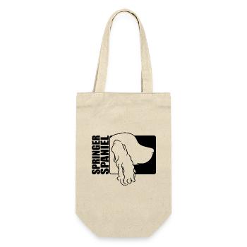 Springer Spaniel Profile Dogs Dog Wilsigns - Gift Bag for Bottles - nature - Front