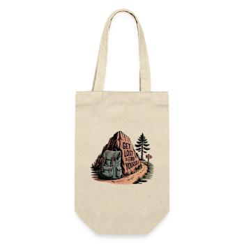Get Lost to Find Yourself - Outdoor Motif - Gift Bag for Bottles - nature - Front