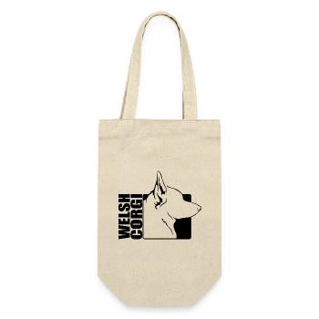 Welsh Corgi Profile Dogs Dog Wilsigns - Gift Bag for Bottles - nature - Front