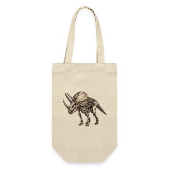 Skeleton Triceratops Illustration - Gift Bag for Bottles - nature - Front
