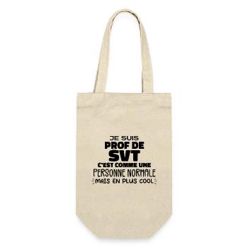 Prof de SVT super cool - Sac à bouteille - nature - Devant