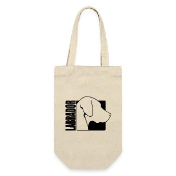 Labrador Profile Labbi Dogs Dog Wilsigns - Gift Bag for Bottles - nature - Front