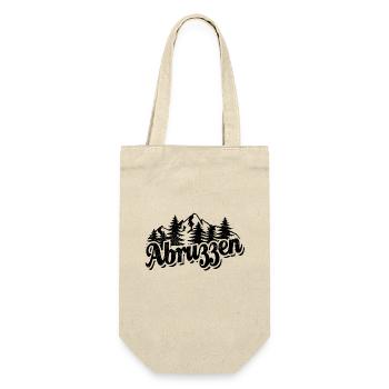 Abruzzen - Wald und Berge Wandern Erholung Designe - Geschenkbeutel für Flaschen - Natur - Vorne
