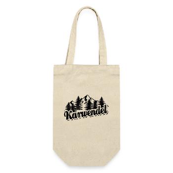 Karwendel - Wald und Berge Wandern Erholung - Geschenkbeutel für Flaschen - Natur - Vorne