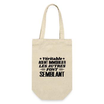 Real Estate Agent Gift Humor - Gift Bag for Bottles - nature - Front