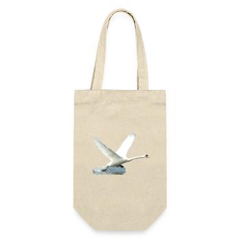 Hier heißt es ready for take off - Geschenkbeutel für Flaschen - Natur - Vorne