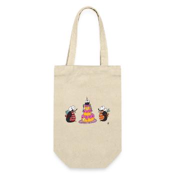 Voler avec du gâteau - Sac à bouteille - nature - Devant
