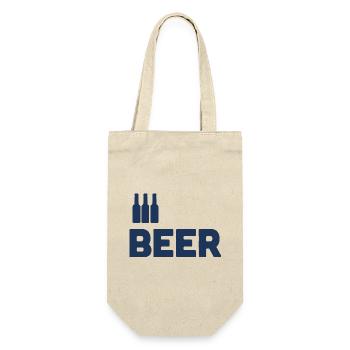 Beer Lovers - Gift Bag for Bottles - nature - Front