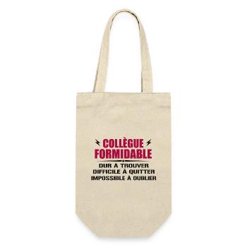 Formidable Colleague Hard to Find - Gift Bag for Bottles - nature - Front