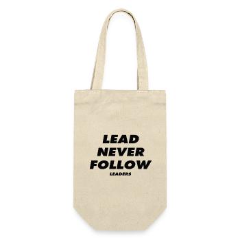 Laisse Never Follow Leaders - Sac à bouteille - nature - Devant