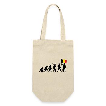 Belgien - Evolution - Flagge - Nation - Geschenkbeutel für Flaschen - Natur - Vorne