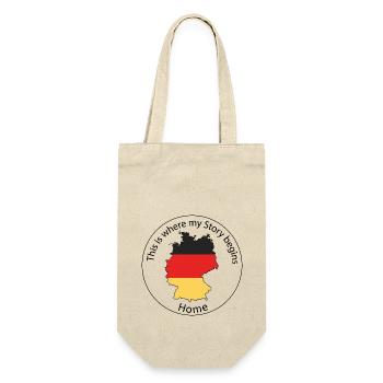 This is where my story begins - Deutschland - Geschenkbeutel für Flaschen - Natur - Vorne