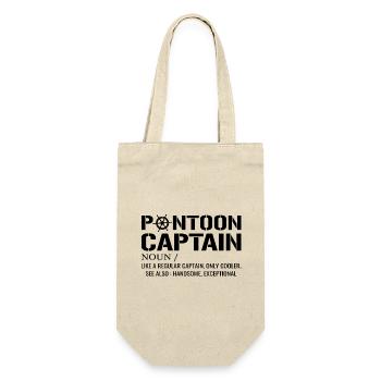 Pontoon Captain Definition Funny Pontoon Boat - Sac à bouteille - nature - Devant