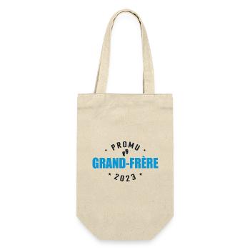 Promu Grand Frère 2023 Annonce Grossesse - Sac à bouteille - nature - Devant
