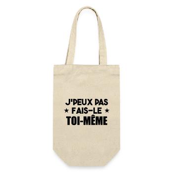 j'peux pas fais-le toi-même - Sac à bouteille - nature - Devant