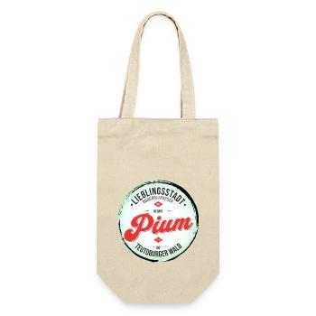 Lieblingsstadt Borgholzhausen: Pium Souvenir - Geschenkbeutel für Flaschen - Natur - Vorne