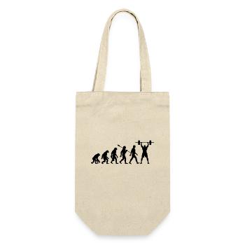 Evolution - Weightlifting - Weight Lifting - Gift Bag for Bottles - nature - Front