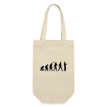 Evolution - Musician - Clarinetist - Gift Bag for Bottles - nature - Front