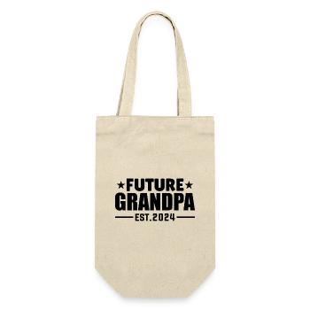 Future Grandpa - Grandpa To Be - Gift Bag for Bottles - nature - Front