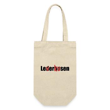 Leverkusen - Zieht den Bayern die Lederhosen aus - Geschenkbeutel für Flaschen - Natur - Vorne