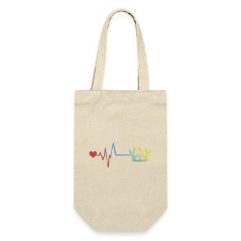Crown Royal Pulse Heartbeat - Gift Bag for Bottles - nature - Front