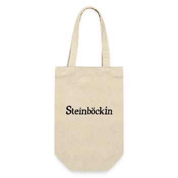 Sternzeichen Steinbock Steinböckin - Geschenkbeutel für Flaschen - Natur - Vorne
