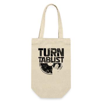 Turntablist Dj Mix Vinyl Hip-Hop Music - Gift Bag for Bottles - nature - Front