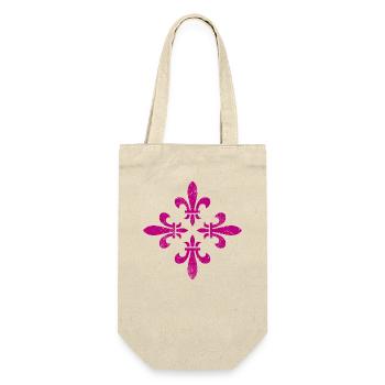 Lily Flowers - Cross Ornament - VINTAGE - Gift Bag for Bottles - nature - Front