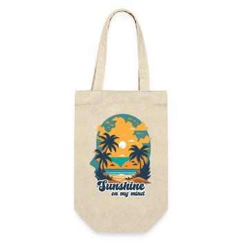 Sunshine in my mind. Cool summertime design. - Gift Bag for Bottles - nature - Front